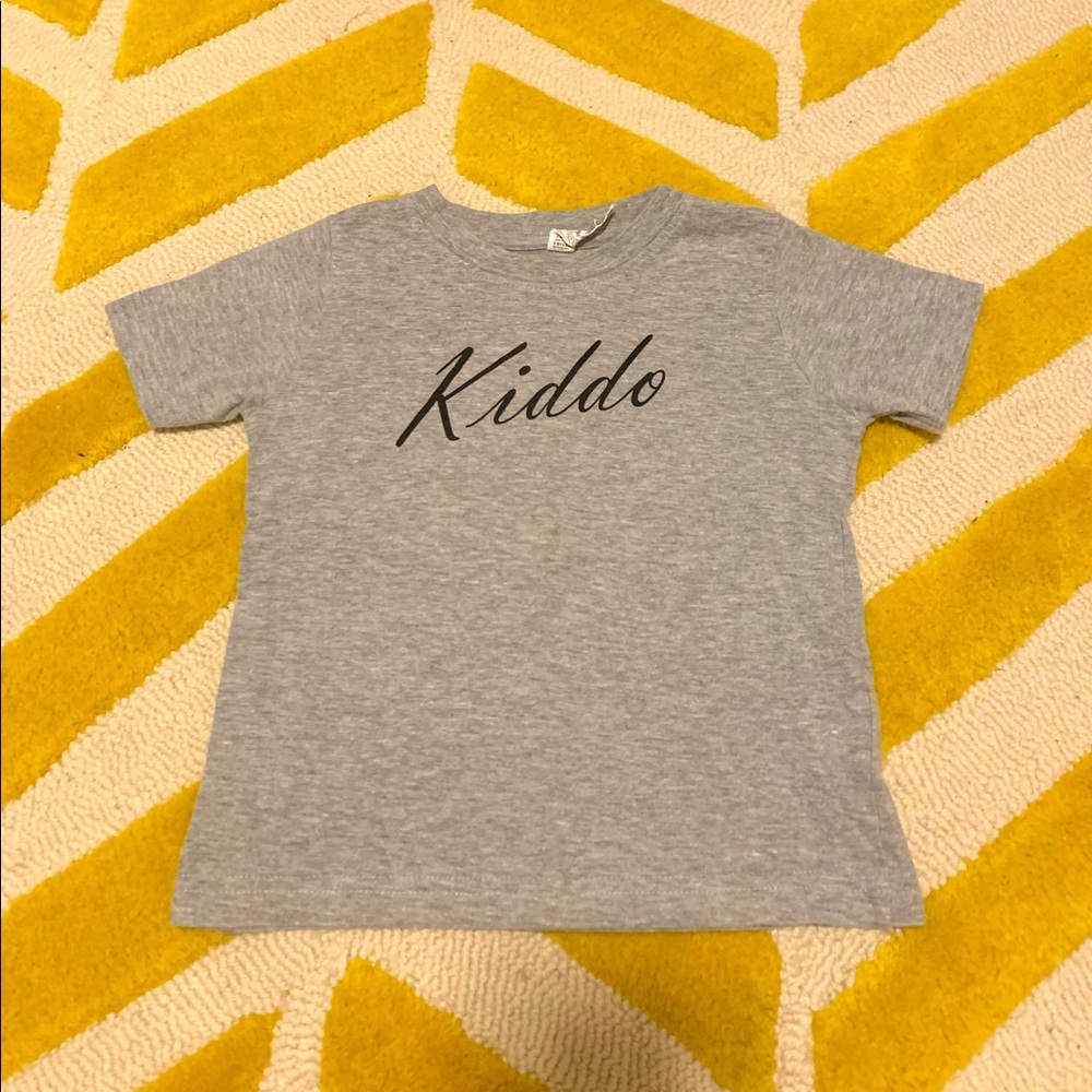 2T “Kiddo” script shirt